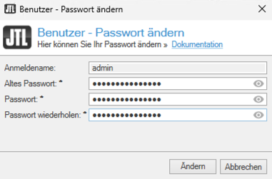 Passwort ändern