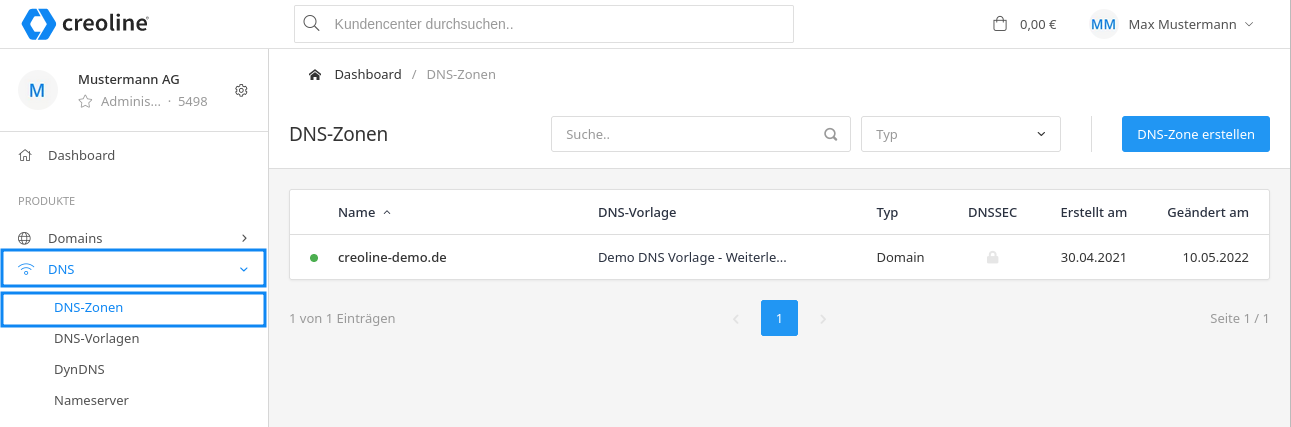 DNS-Zonen